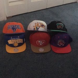 Snap backs -all in perfect condition- 15 each